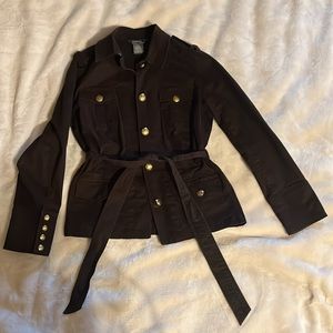 Espresso brown casual/dress jacket.